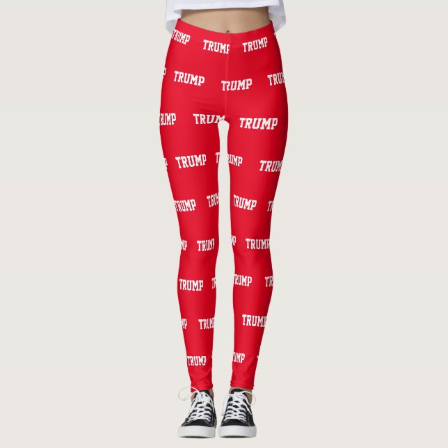 Donald Trump president 2024 election republican Leggings (Front)