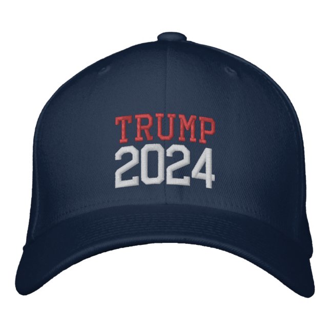 Donald Trump President 2024 Embroidered Hat (Front)