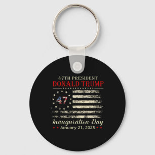 Donald Trump President Inauguration Day 2025 Keychain
