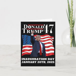 Donald Trump President Inauguration Day 2025 Victo Card