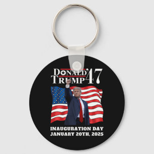 Donald Trump President Inauguration Day 2025 Victo Keychain