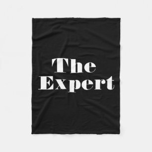 Donald Trump President The Expert Funny Fleece Blanket