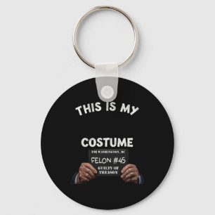 Donald Trump Prison Halloween Costume  Keychain