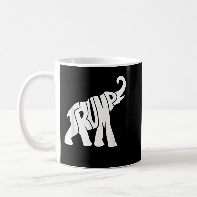 Donald Trump Republican Elephan for Supporters Coffee Mug (Left)