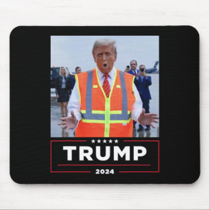 Donald Trump Rides In Garge Truck Shirt Garge Tee Mouse Pad