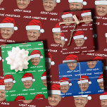 Donald Trump Santa hat Make Christmas Great Again Wrapping Paper Sheet<br><div class="desc">Donald Trump Santa hat Make Christmas Great Again</div>