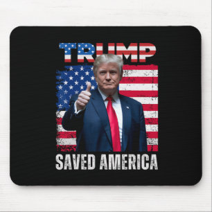 Donald Trump Saved America 47th President Inaugura Mouse Pad