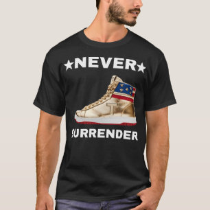 Donald Trump Sneaker Never Surrender Pro Trump T-Shirt