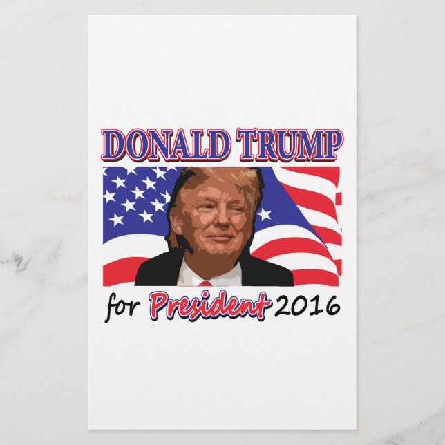 Donald Trump Stationery (Front)