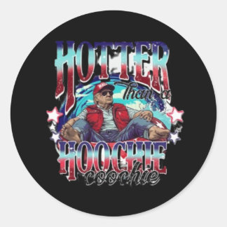 Donald Trump Summer Vibe Classic Round Sticker