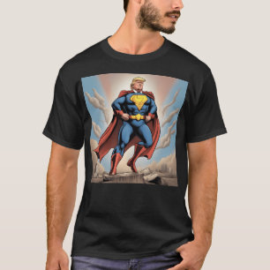 Donald Trump Superhero Comic T-Shirt