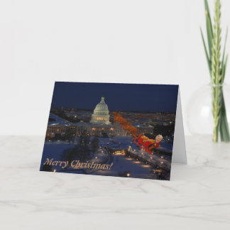 Donald Trump sur une carte de Noël serrée