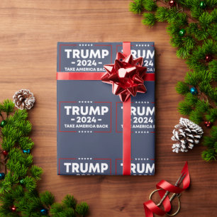 Donald Trump Take America Back Election Wrapping Paper