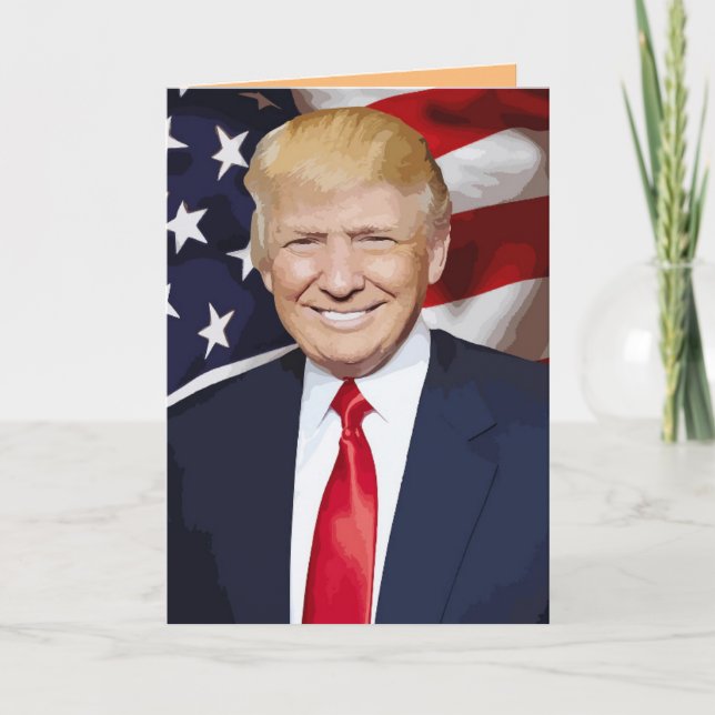 DONALD TRUMP THANKSGIVING GREETING CARDS (Front)