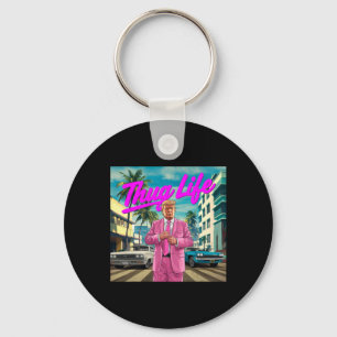 Donald Trump Thug Life  Keychain