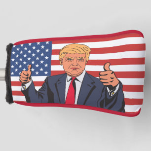 DONALD TRUMP THUMBS UP GOLF HEAD COVER