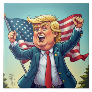 Donald Trump Tile