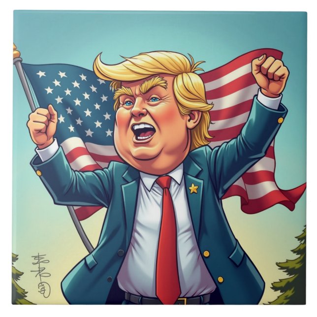 Donald Trump  Tile (Front)