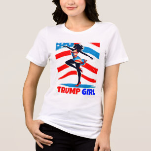 DONALD TRUMP- TRUMP GIRL Tri-Blend SHIRT