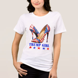 DONALD TRUMP-TRUMP GIRL Tri-Blend SHIRT