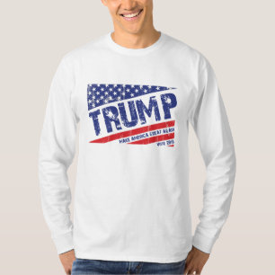 Donald Trump US Flag T-Shirt