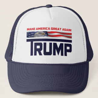 Donald Trump US Flag Trucker Hat