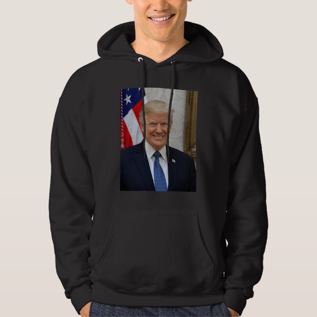 Donald Trump US President White House MAGA 2024  Hoodie (Front)
