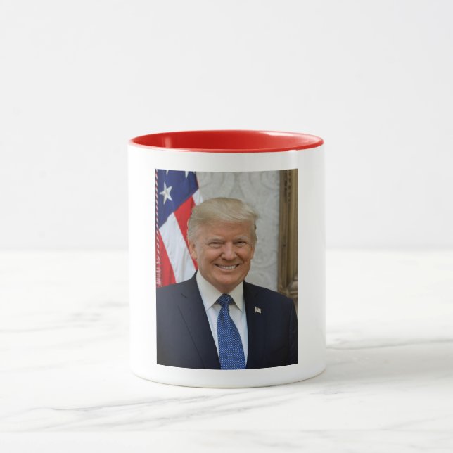 Donald Trump US President White House MAGA 2024  Mug (Center)