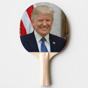 Donald Trump US President White House MAGA 2024 Ping Pong Paddle
