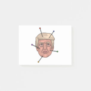 Donald Trump Voodoo Doll Pin Illustration Post-it Notes