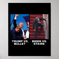 Donald Trump Vs Bullet Biden Vs Stairs Funny Trump
