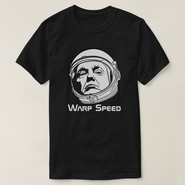 Donald Trump Warp Speed T-Shirt (Design Front)