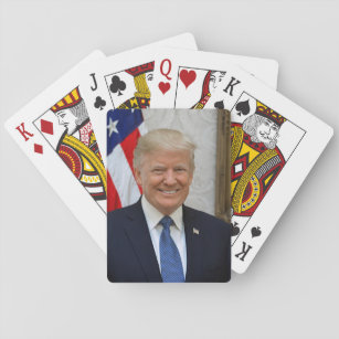 Donald Trump White House President Portrait Playin Playing Cards