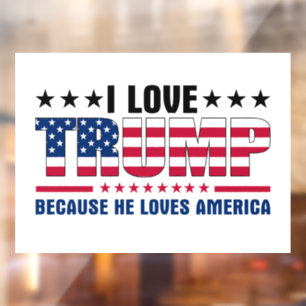 Donald Trump Window Cling