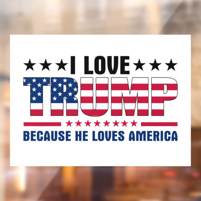 Donald Trump Window Cling (Sheet 2)