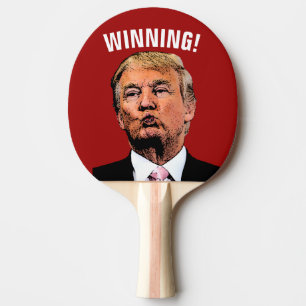 DONALD TRUMP WINNING! PING PONG PADDLE