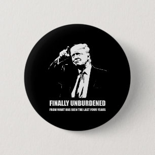 Donald Trump Wins – Finally Unburdened From The La 2 Inch Round Button