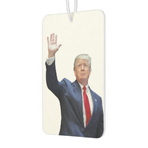 Donald Trump With Red Tie Air Freshener