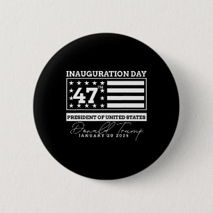 Donald Trump Won 2024 Election Inauguration Men Wo 2 Inch Round Button