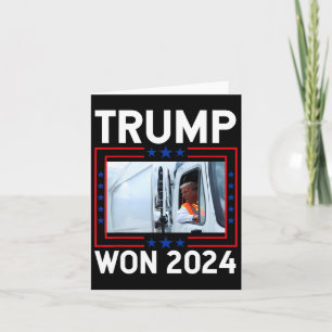 Donald Trump Won 2024 Election Inauguration Trump Card