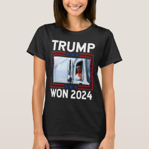 Donald Trump Won 2024 Election Inauguration Trump  T-Shirt