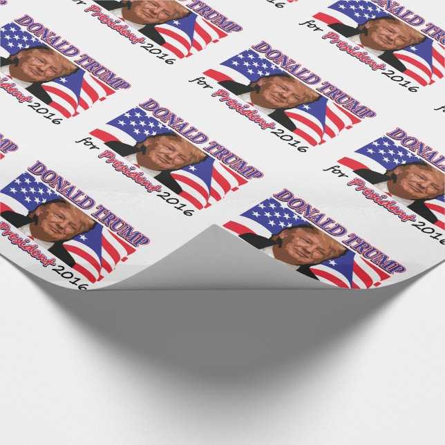 Donald Trump Wrapping Paper (Corner)