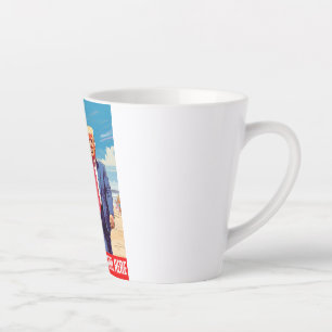 DONALD TRUMP - YES, I’M A TRUMP GIRL LATTE MUG