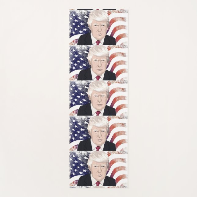 DONALD TRUMP YOGA MAT (Front)