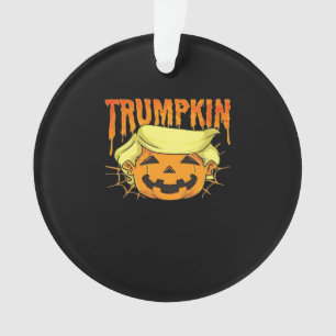 Donald Trumpkin Funny Parti Président Halloween Cl