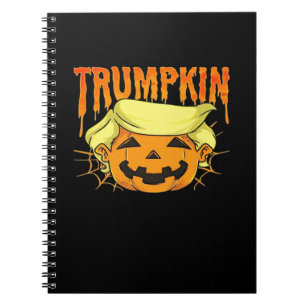 Donald Trumpkin Funny President Party Halloween Cl Notebook