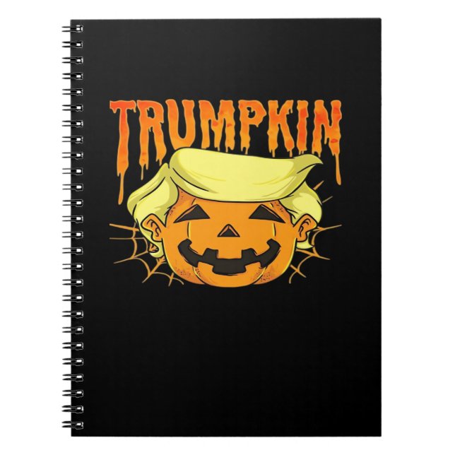 Donald Trumpkin Funny President Party Halloween Cl Notebook (Front)