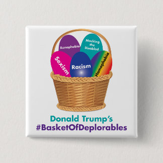 Donald Trump's Basket of Deplorables 2 Inch Square Button