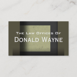 "Donald Wayne" Business Card