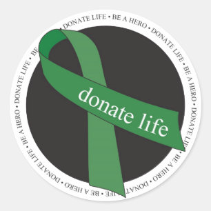 Donate Life Classic Round Sticker
